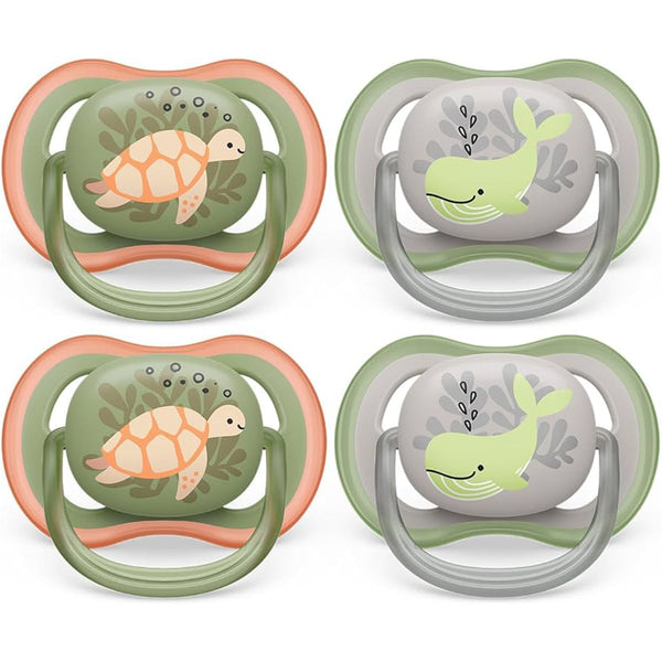 Avent Ultra Air Free Flow Soother Silicone Pacifier, 18M+