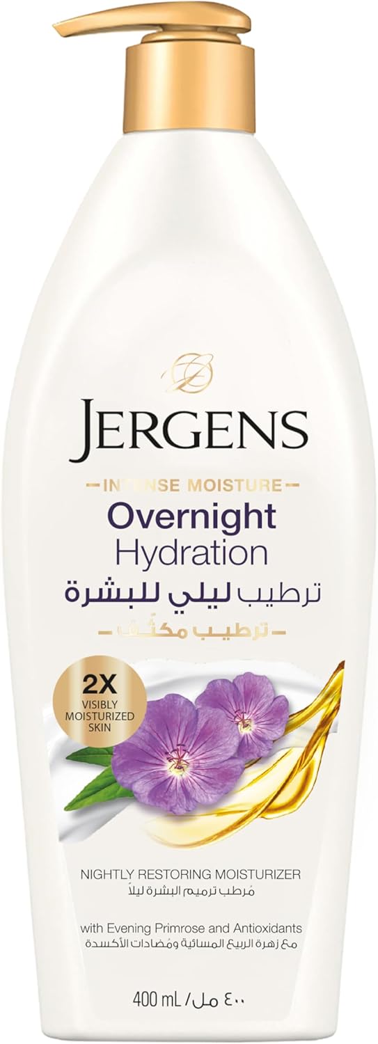 Jergens Overnight Repair Body Lotion Antioxidant & Evening Primrose Formula 400ml