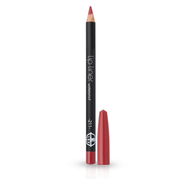 Lef Lip Liner Waterproof 211 Soft Texture Long-Lasting Lip Pencil