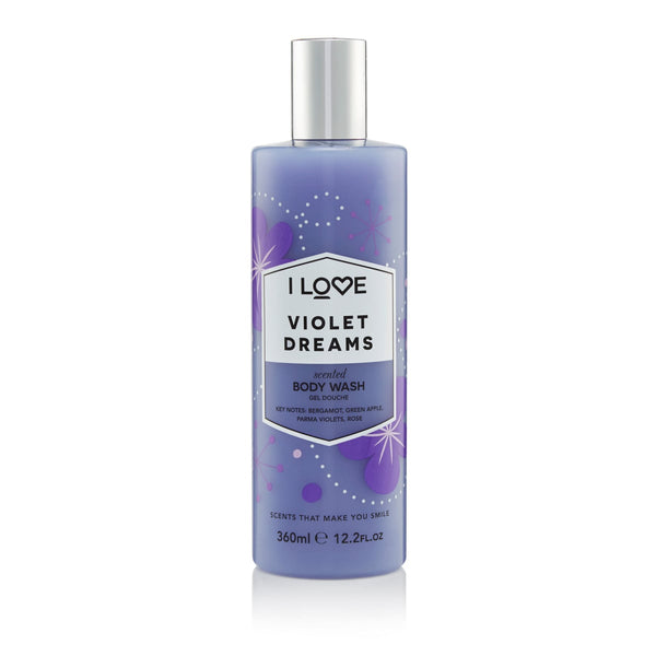 I Love Vegan Cleansing Violet Dreams Body Wash Pro Vitamin B5 360 ml