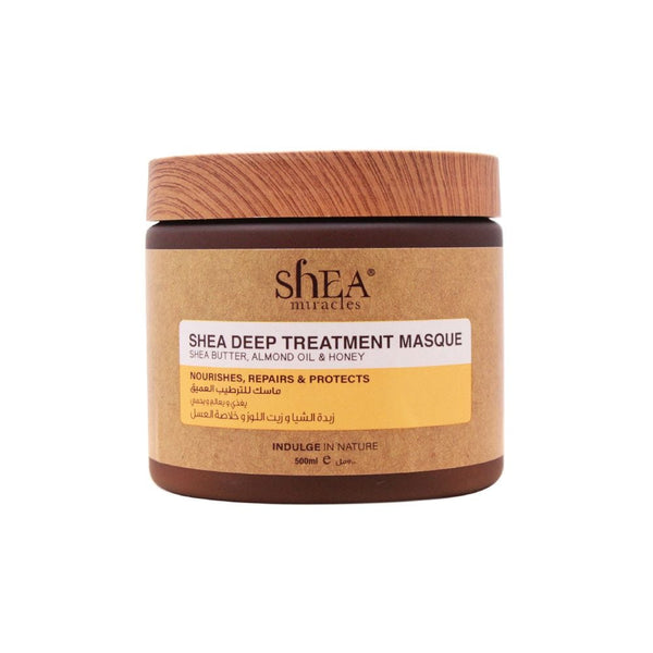 Shea Miracles Hair Masque with Almond Oil and Honey, Sulfate-Free Cream, 500 ml