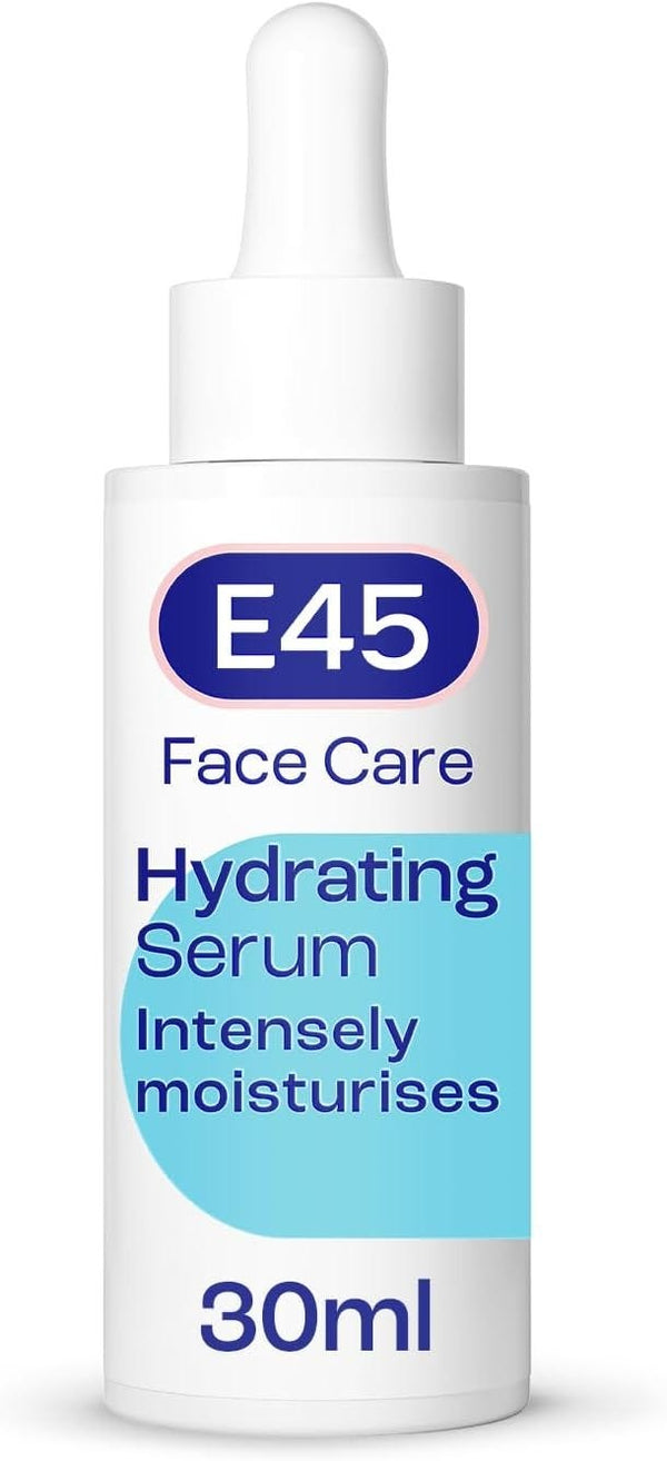 E45 Face Care Hydrating Serum Lightweight Hyaluronic Acid Sensitive Skin 30 ml