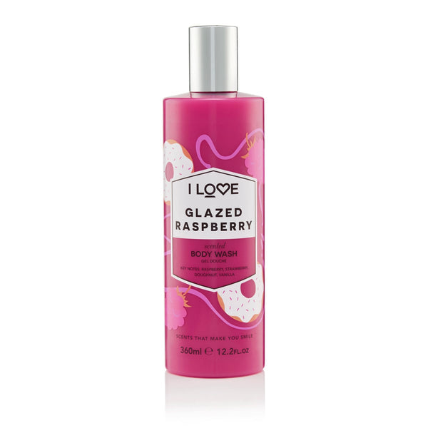 I LOVE Glazed Raspberry Creamy Body Wash Pro Vitamin B5 360 ml