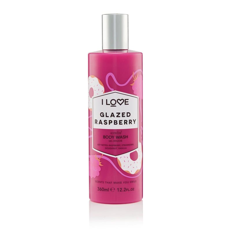 I LOVE Glazed Raspberry Creamy Body Wash Pro Vitamin B5 360 ml