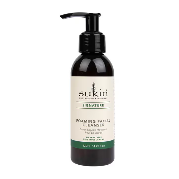 SUKIN Foaming Facial Cleanser, Sulphate and Paraben Free, 125 mL