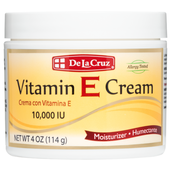 De La Cruz Vitamin E Cream, Deep Hydration with Vitamin E
