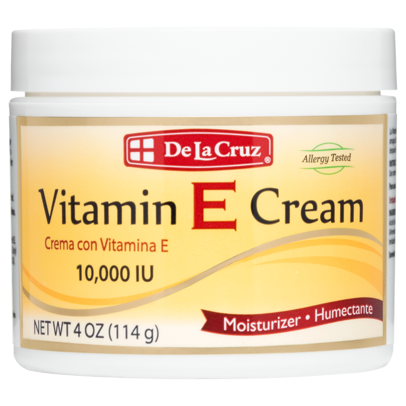 De La Cruz Vitamin E Cream, Deep Hydration with Vitamin E
