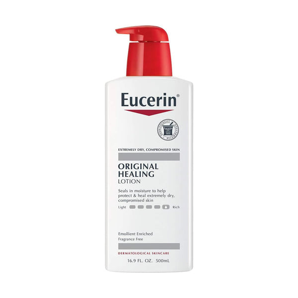 Eucerin Original Healing Lotion, Panthenol and Glycerin, Non-Greasy Moisturizer