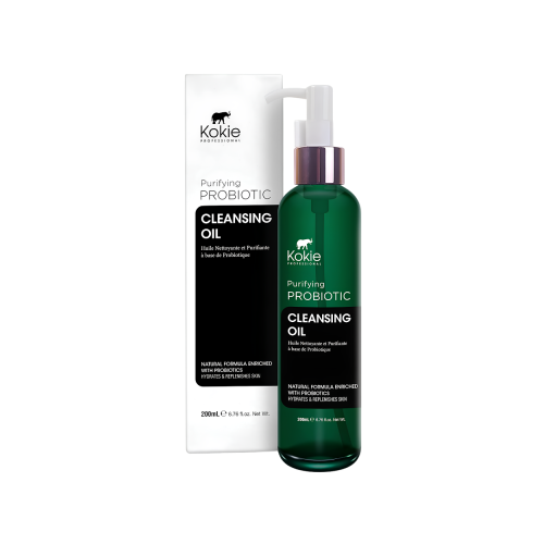 Koki Probiotic Oil Makeup Remover for Dry Skin, Gentle Cleansing Formula, 200ml