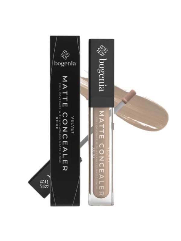 Bogenia Velvet Matte Concealer Creamy High Coverage Beige BG620.007 8 ml