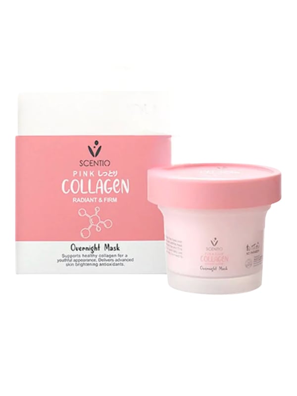 Scentio Pink Collagen Radiant & Firm Night Mask Hyaluronic Acid 100ml