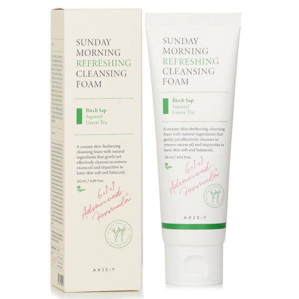 Axis-Y Sunday Morning Refreshing Cleansing Foam Birch Sap Aquaxyl 120ml