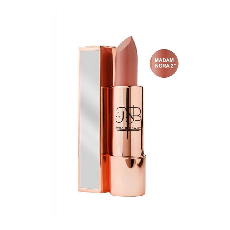 Nora Bu Awadh Madam Nora Creamy Lipstick Full Coverage Hydrating Finish Shade 2, 4.5 g