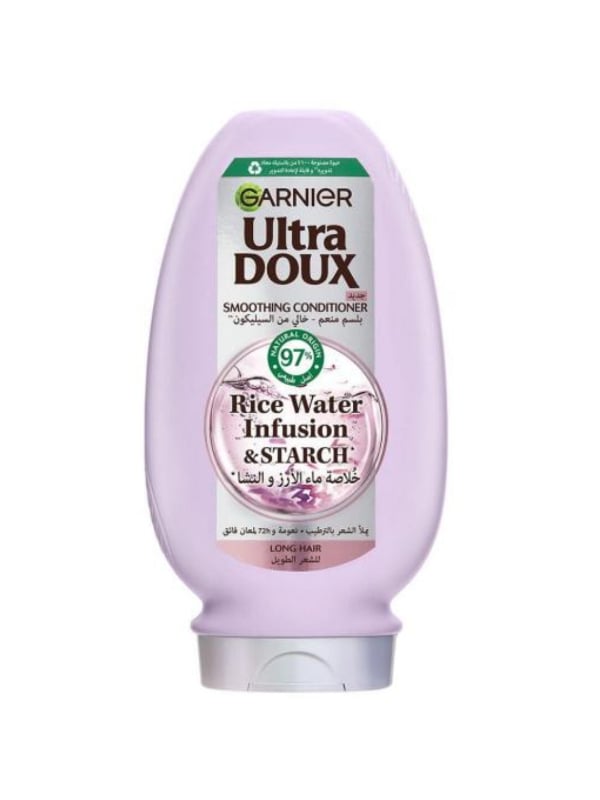 Garnier Ultra Doux Rice Water & Starch Conditioner Hydrating Smoothing 360 ml