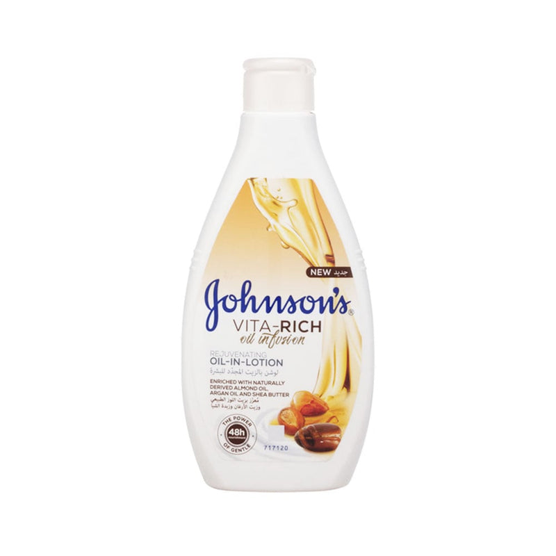 Johnson's Vita-Rich Revitalizing Oil Lotion, Natural Oils, 400 ml