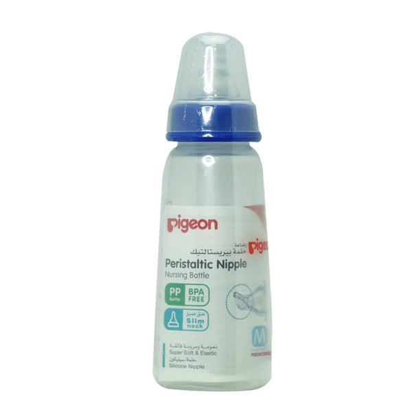 Pigeon SN KPP Baby Feeding Bottle Peristaltic Silicone Nipple Clear 200ml
