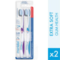 Meridol Parodont Expert Toothbrush Ultra Soft Micro-Fine Triple-Tip Bristles 2 Pieces