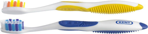 Kent Refresh Twin Pack Medium Toothbrushes