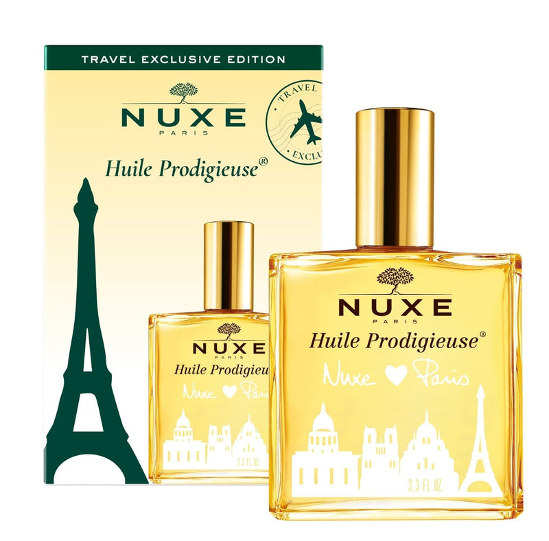 Nuxe Huile Prodigieuse Dry Oil, Lightweight Multi-Use Face Body Hair Oil, 100 ml
