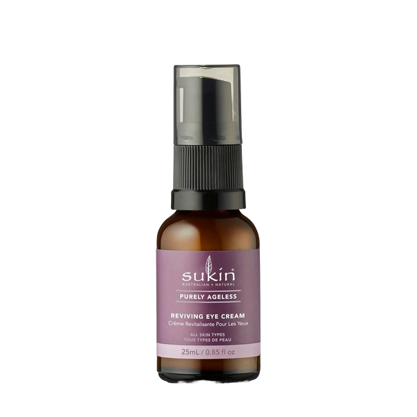Sukin Purely Ageless Reviving Eye Cream, Ribose and Green Coffee, 25 mL