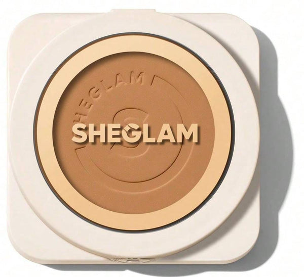 Sheglam Skin-Focus High Coverage Powder Foundation Soft-Focus Almond