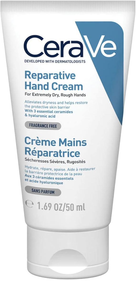 CeraVe Reparative Hand Cream Moisturizing Formula Ceramides Hyaluronic Acid 50 ml