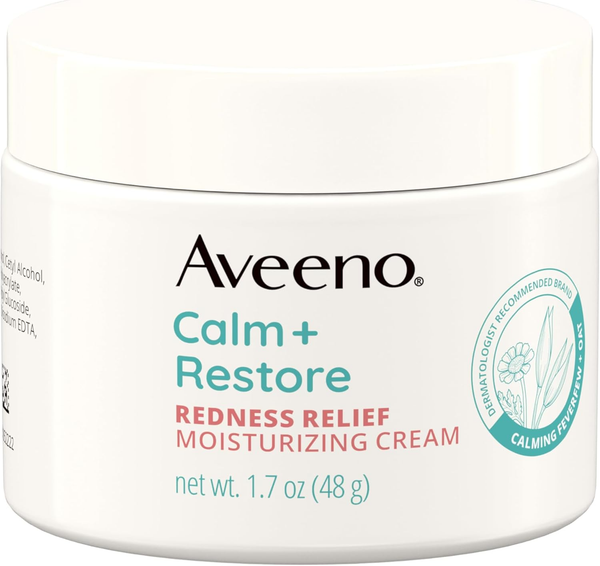 Aveeno Calm + Restore Moisturizing Cream Oatmeal Formula for Sensitive Skin