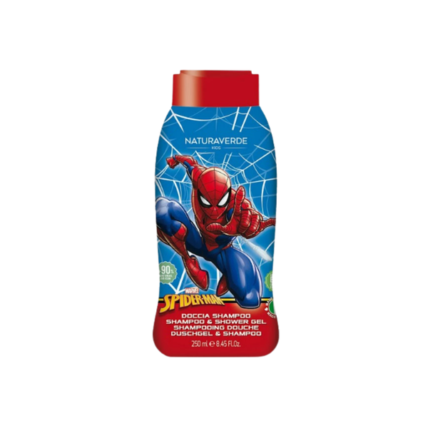 Naturaverde Spider-Man Shampoo and Shower Gel Organic Oat Extract 250 ml