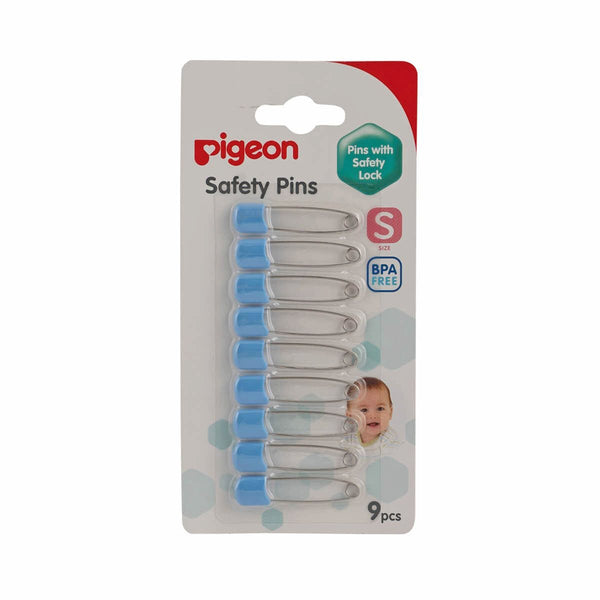 Pigeon U-Type Baby Safety Pins Small BPA-Free Safety Lock 9 Pieces