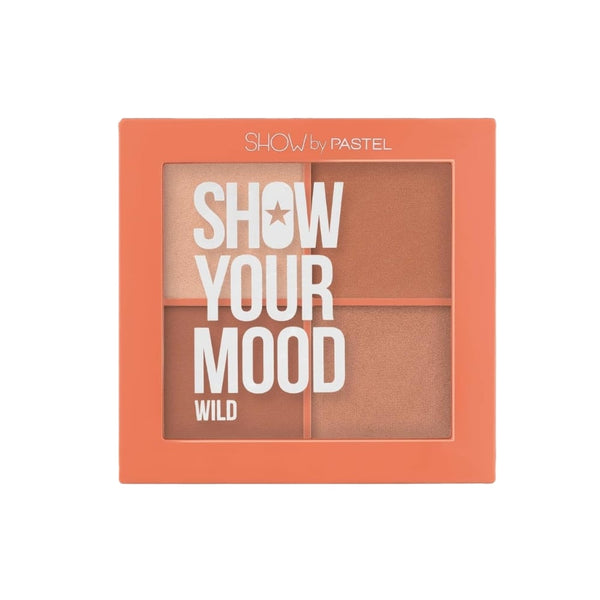 Pastel Show Your Mood Highlighter & Bronzer Palette Velvety Bronze Nude Finish