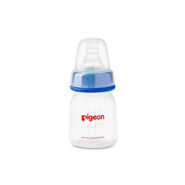 Pigeon Plastic Feeding Bottle Slim Neck Clear Cap 50 ml