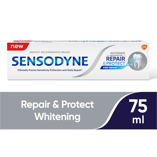 Sensodyne Repair & Protect Toothpaste, Novamin, Brightening, 75 ml