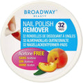 Kiss Broadway Nail Polish Remover Pads Acetone-Free Moisturizing 36C Peach, Lot of 3
