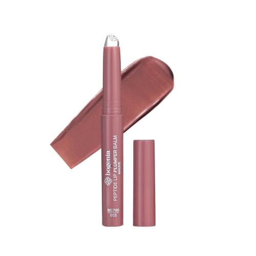 Bogenia Peptide Moisturizing Lip Balm Creamy Shine Natural Tint 001 Mauve