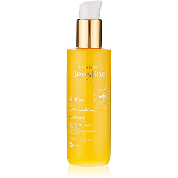 Beesline Suntan Oil Deep Tan Carrot Oil UVA UVB Water-Resistant 200ml