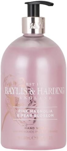 Baylis & Harding Pink Magnolia & Pear Blossom Hand Wash Floral Scent 500ml