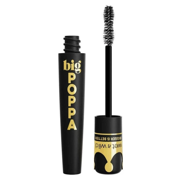 Wet n Wild Big Poppa Mascara Volumizing Lengthening Blackest Black