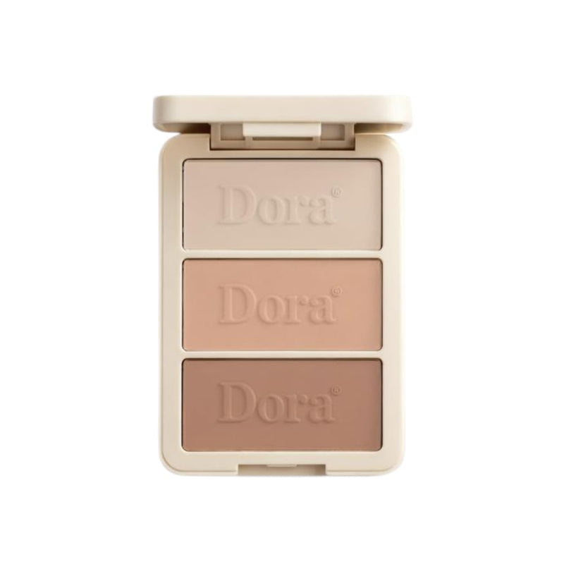 Dora Contour Powder Palette Sculpting Defining Natural Radiant Finish 01