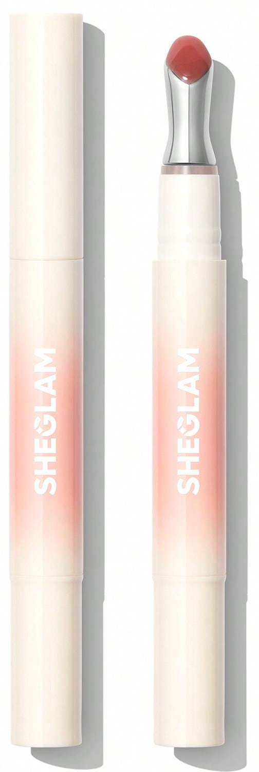 Sheglam Bold Booster Liquid Lip Plumper Gloss, Hydrating High-Shine Rose Veil, Sheer Rosy Tint