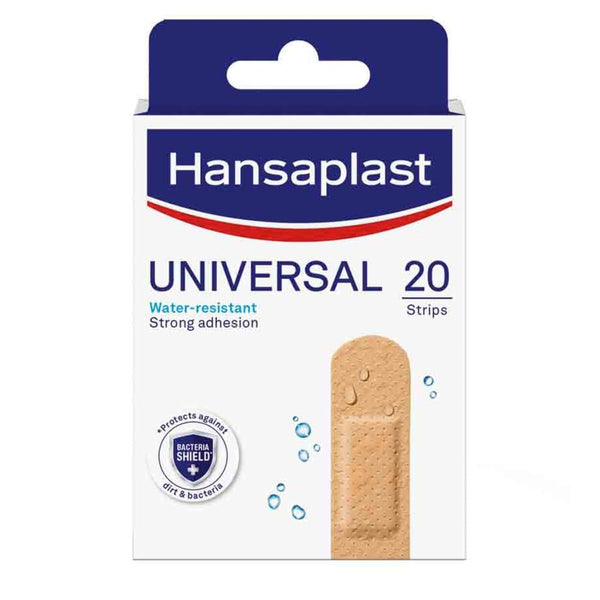 Hansaplast Universal Water Resistant Adhesive Strips, 20 Pieces