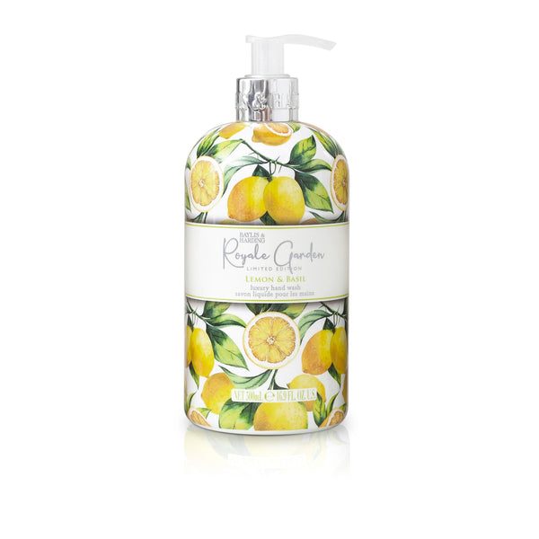 Baylis & Harding Royale Garden Lemon & Basil Hand Wash Creme Formula 500ml