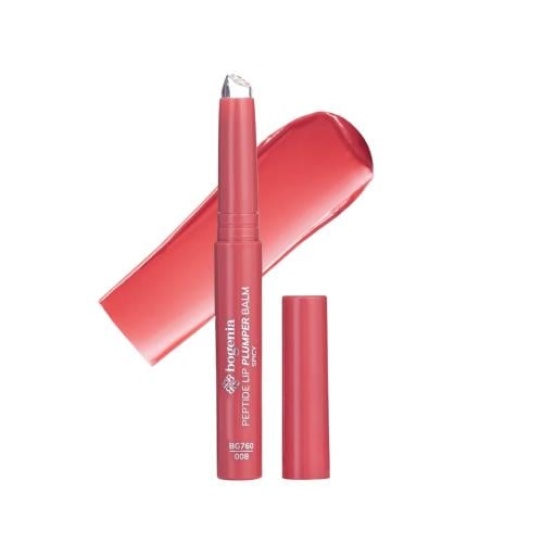 Bogenia Peptide Moisturizing Lip Balm Creamy Shine Natural Tint 008 Spicy