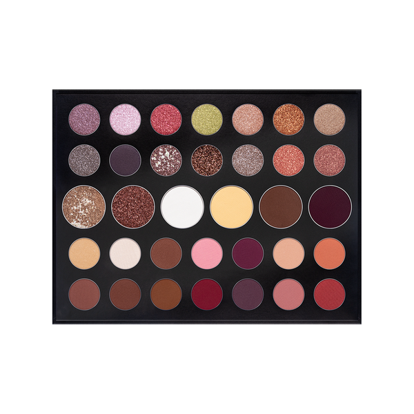 Forever52 Infinity 34-Color Eyeshadow Palette Matte Metallic Shimmer IEB003