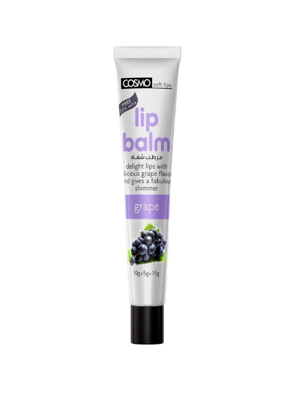 Cosmo Grape Lip Balm Moisturizing Formula Light Natural Shine 15 g