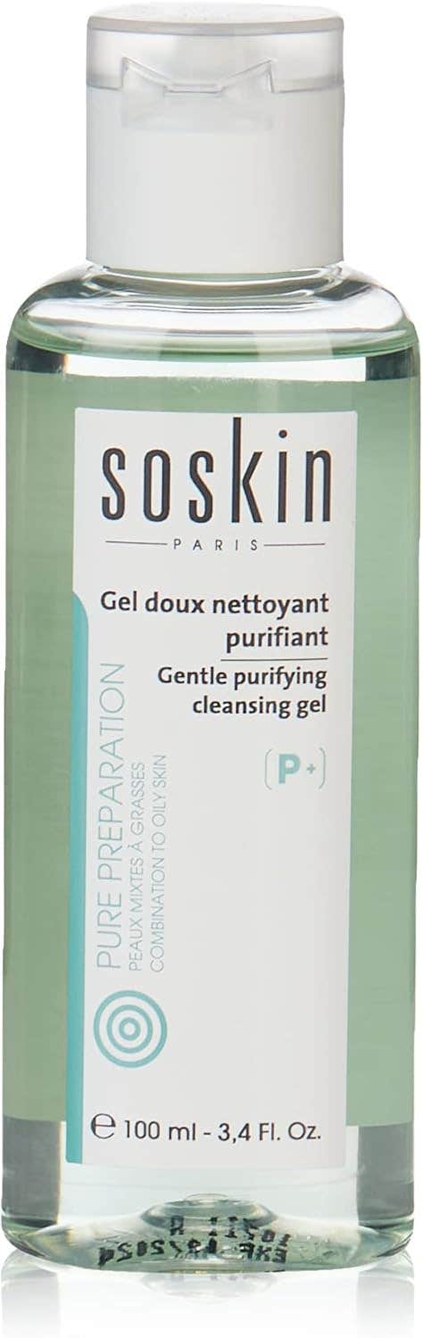 Soskin P+ Gentle Purifying Cleansing Gel Soap-Free Tea Tree and Cucumber 100 mL