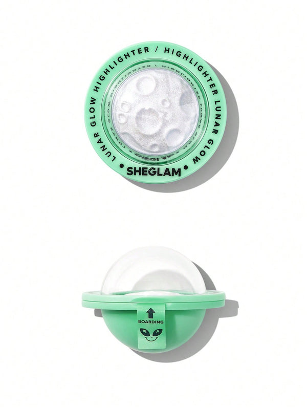Sheglam Lunar Glow Highlighter Cake Reflective Sheen Neutron Star