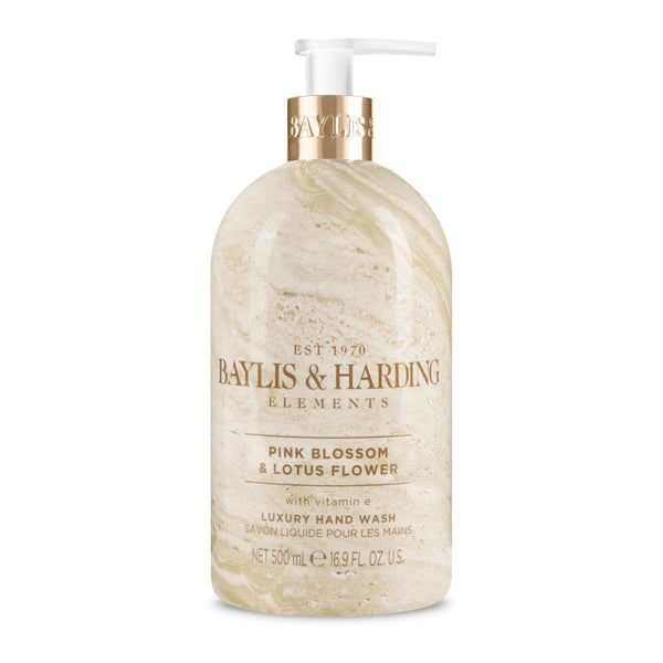 Baylis & Harding Elements Pink Blossom & Lotus Flower Hand Wash Vitamin E 500ml