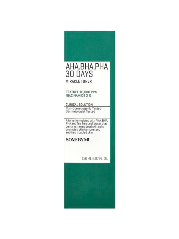 Some By Mi Miracle Toner AHA BHA PHA Exfoliating Facial Toner 150 ml