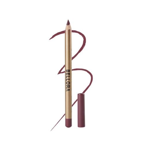 Bellora Lip Liner Creamy Burgundy 203, Smooth Blendable Lip Pencil