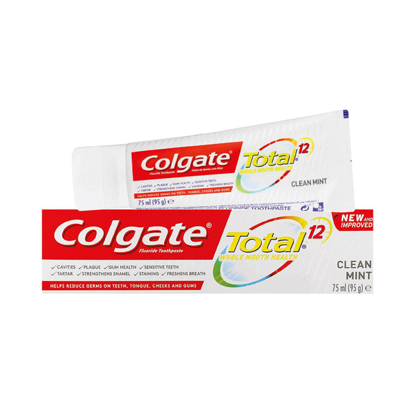 Colgate Total Clean Mint Fluoride Toothpaste Fresh Mint 100ml